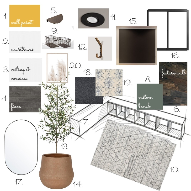 Mudroom Mood Board by SMHolmes on Style Sourcebook