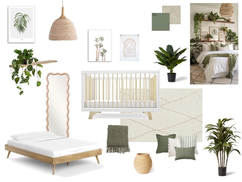 boho inspired bedroom/nursery Mood Board by Imaan on Style Sourcebook