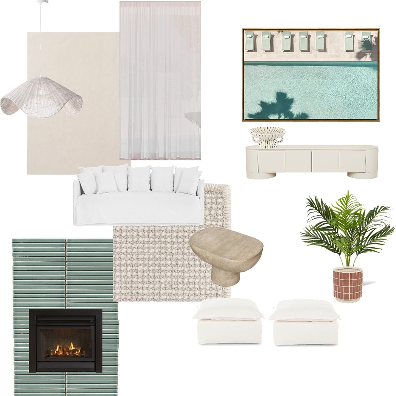 Coastal sample board- Assignment 3 Part A Mood Board by Charli.mio on Style Sourcebook