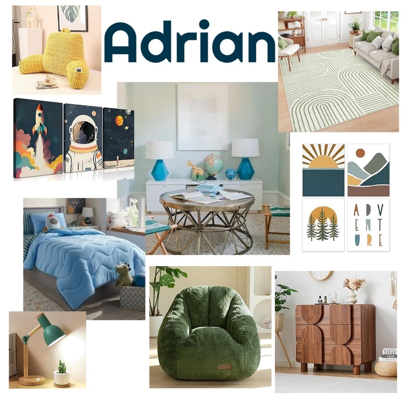 Adrian's Bedroom Mood Board by alyssarindy0268@gmail.com on Style Sourcebook