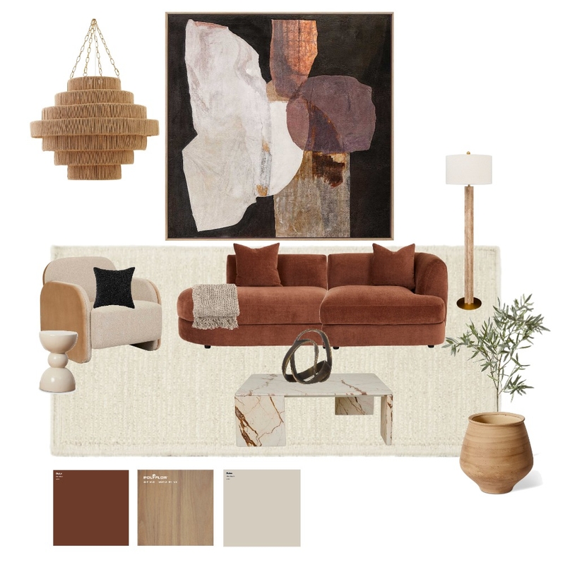 Living Room - Post Mood Board by IIDR Interior Design on Style Sourcebook