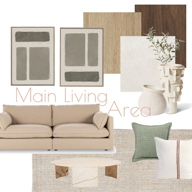 Main Living Room - Green Mood Board by The Stylist Airlie Beach on Style Sourcebook