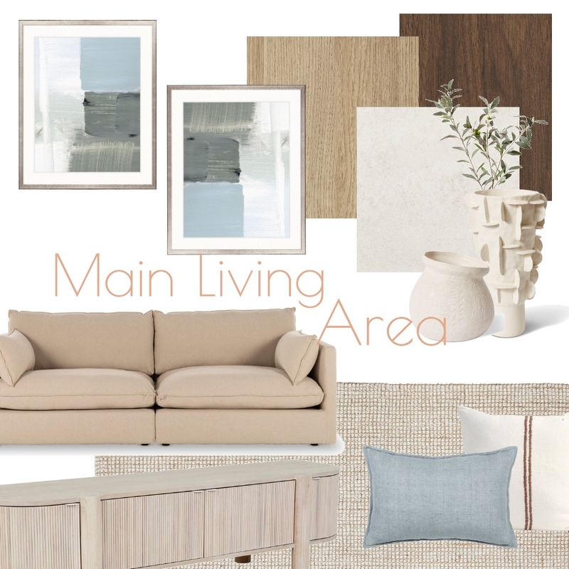 Main Living Room - Blue & light furniture Mood Board by The Stylist Airlie Beach on Style Sourcebook
