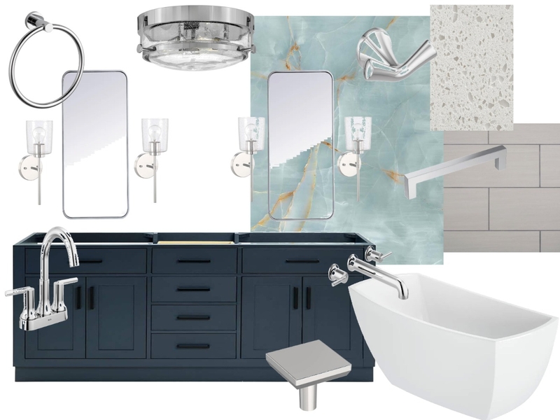 Walter & Rita's Master Bath Mood Board by tedwardsinstall on Style Sourcebook
