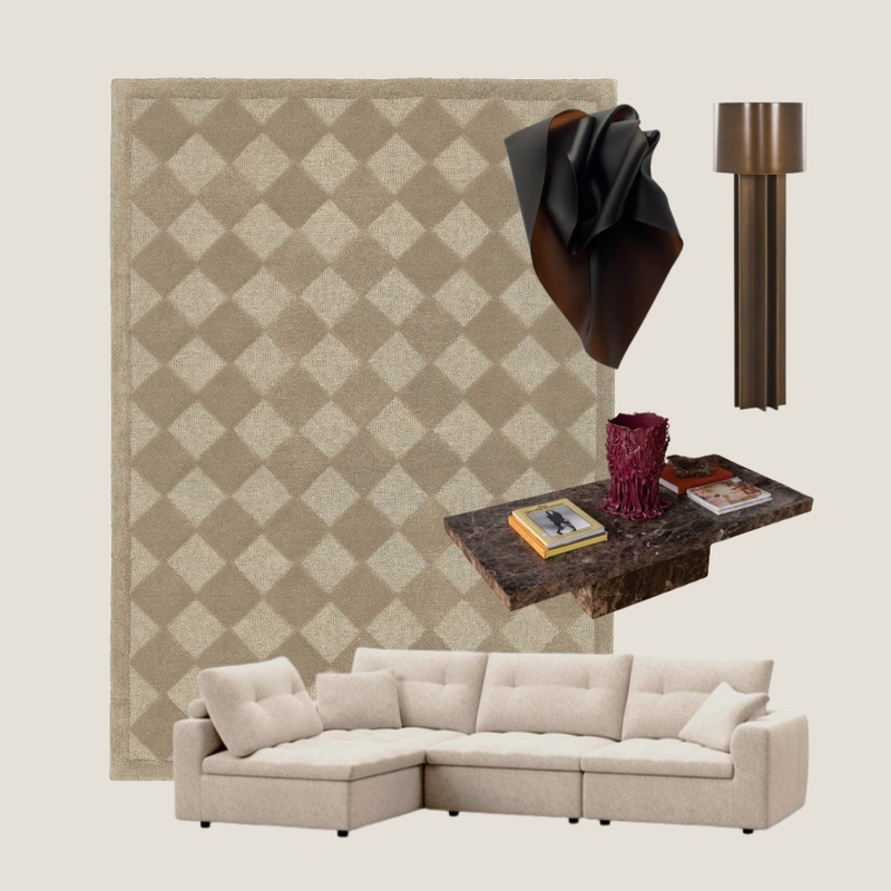 Transitional Luxe Lounge by Janelle Mood Board by Miss Amara on Style Sourcebook