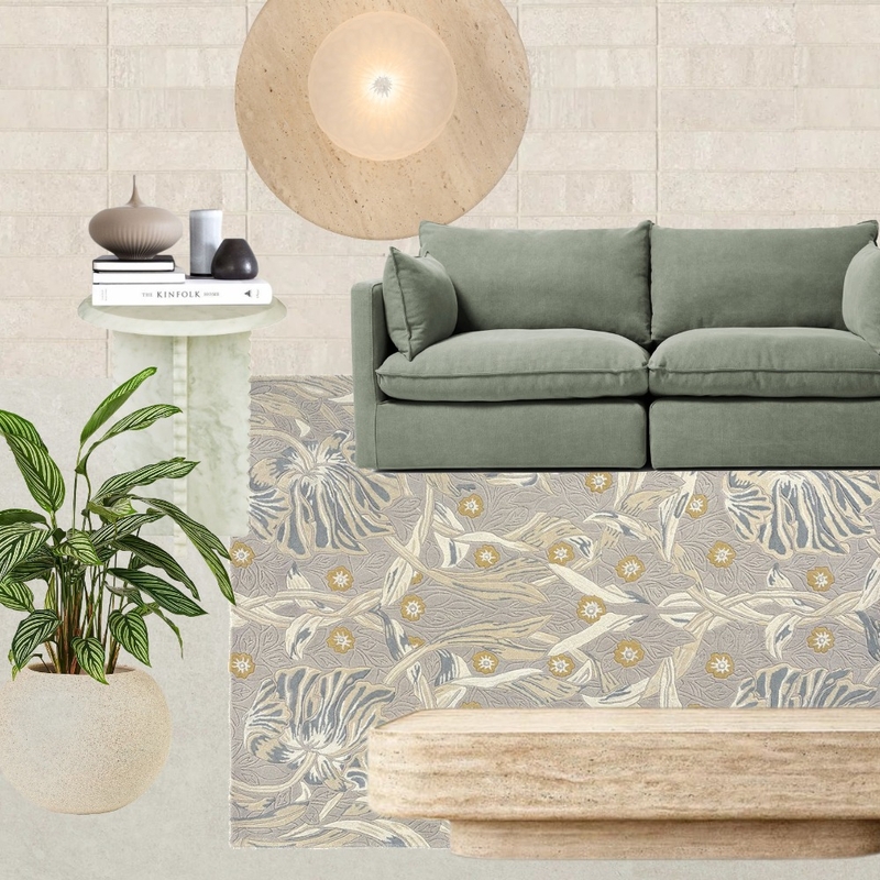 Morris & Co Pure Pimpernel Linen Mood Board by Unitex Rugs on Style Sourcebook