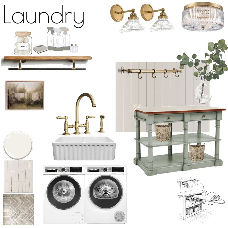 Laundry Mood Board by JessicaRoseMuller on Style Sourcebook