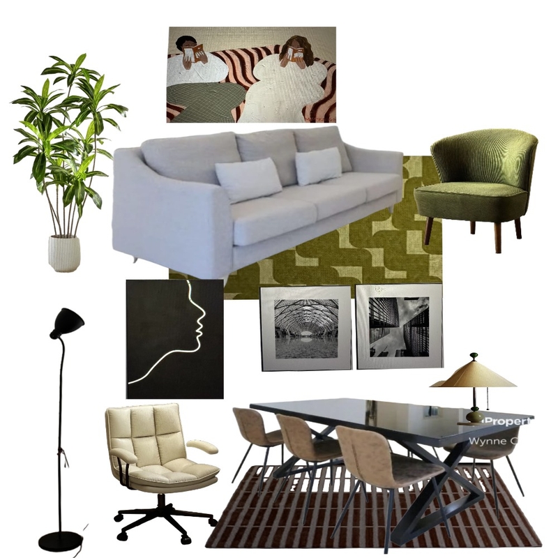 Northpoint Resi Work Room MB Mood Board by al1168ster@gmail.com on Style Sourcebook