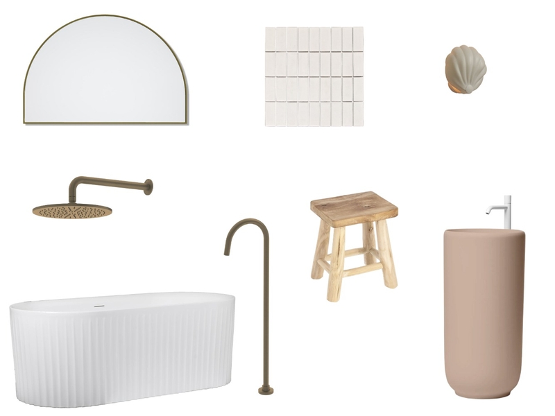 Coastal pink bathroom homepage Mood Board by Style Sourcebook on Style Sourcebook