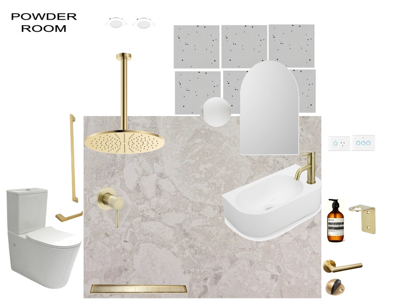 Powder Room Mood Board by NookNest Pty Ltd on Style Sourcebook