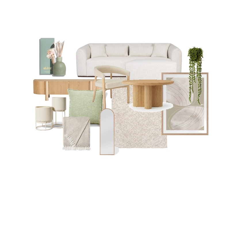 Living room with green Mood Board by Alihaez on Style Sourcebook