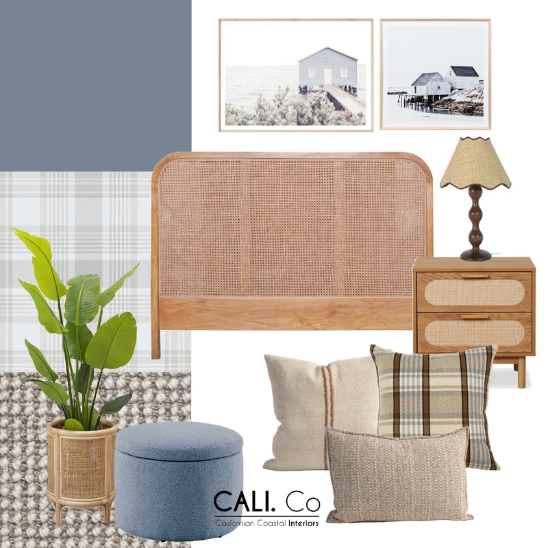Moody Blue Bedroom Mood Board by Cali. Co Interiors on Style Sourcebook