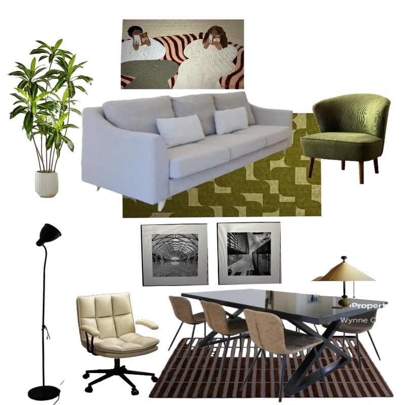 Northpoint Resi Work Room MB Mood Board by al1168ster@gmail.com on Style Sourcebook
