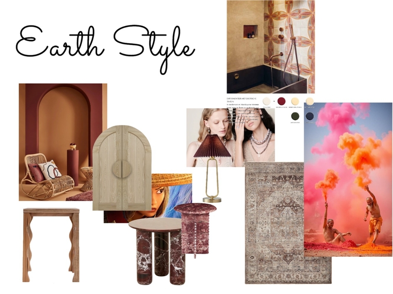 earth Mood Board by Charlotte Symens on Style Sourcebook