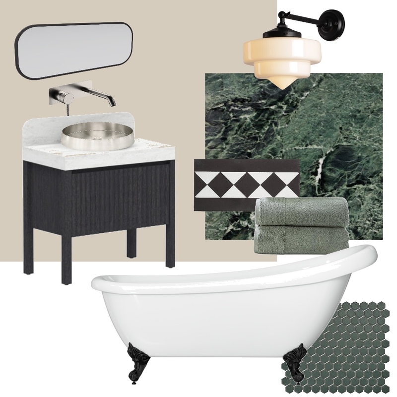 Prada Green - Bathroom Mood Board by TALOSTONE on Style Sourcebook