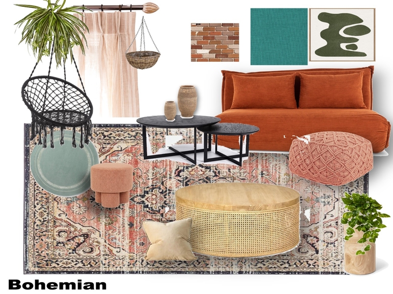Room Specific Mood Board (Bohemian) Mood Board by AshlynDesigns on Style Sourcebook