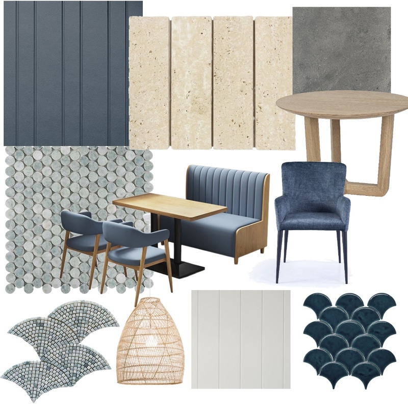 Material board Restaurant Mood Board by Marisol on Style Sourcebook