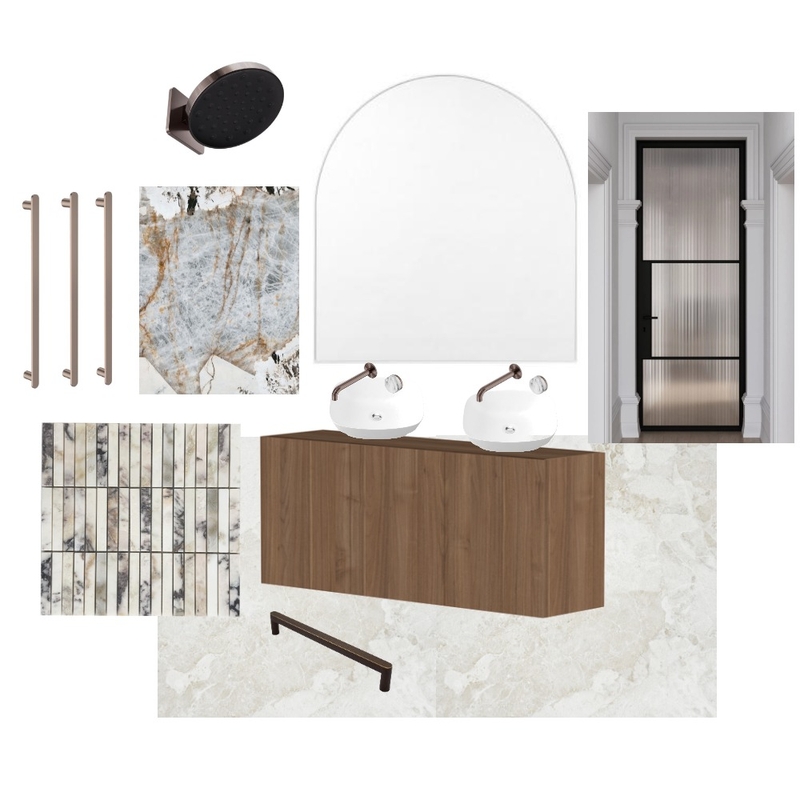 Modern Mediterranean Ensuite Mood Board by MH Interiors on Style Sourcebook