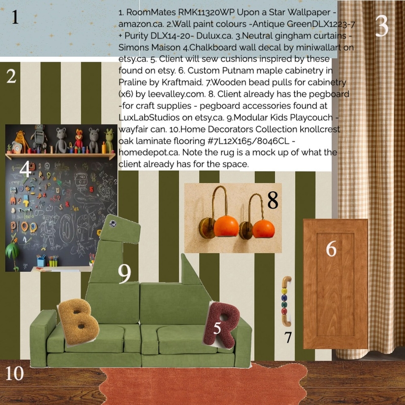 playroom sampleboard Mood Board by ChelseyJanea on Style Sourcebook
