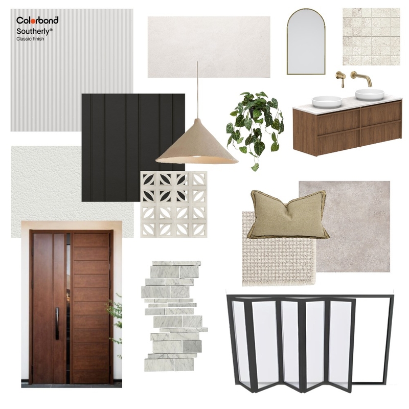 Warm Industrial Resort Mood Board by Tailored Homes Cairns on Style Sourcebook