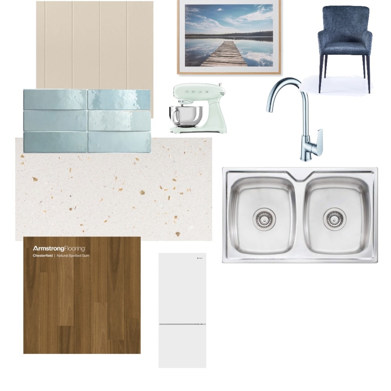 Ocean vibe kitchen Mood Board by kcannane@gmail.com on Style Sourcebook