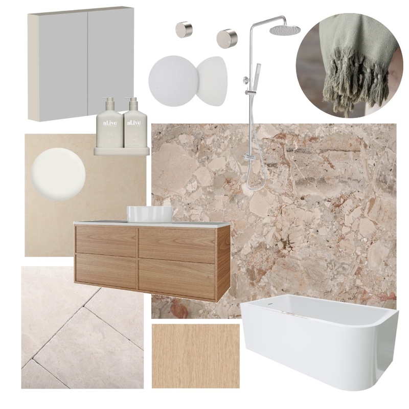 Cardiff Main Bathroom Mood Board by Muse Built on Style Sourcebook