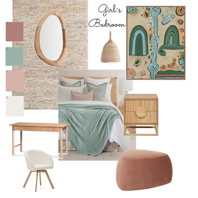 T.P. N° 1 Dormitorio Preadolescente (10 años) Mood Board by FABRE on Style Sourcebook