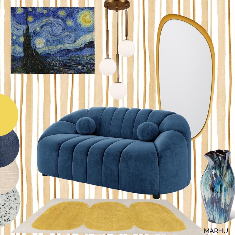 La nuit étoilée Mood Board by Marhu on Style Sourcebook