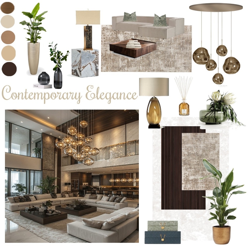 Contemporary Elegance Mood Board by Tij on Style Sourcebook