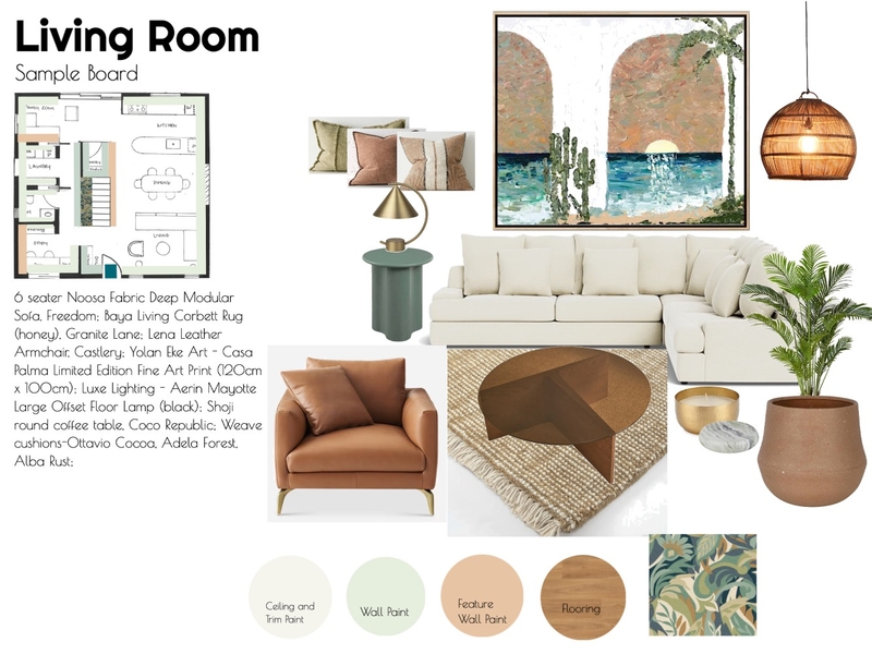 TanyaSmith.Assignment9.SampleBoard.LivingRoom Mood Board by TanyaS on Style Sourcebook