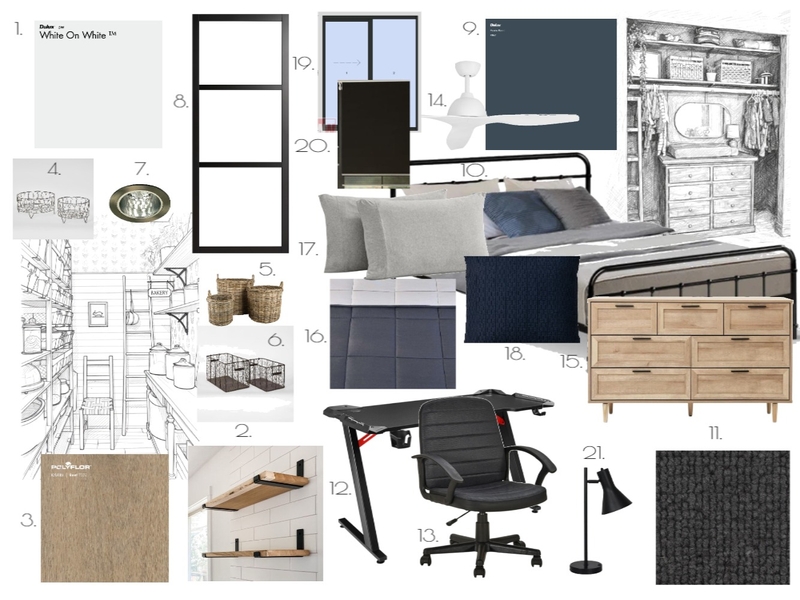 Bedroom/Pantry Mood Board by SMHolmes on Style Sourcebook