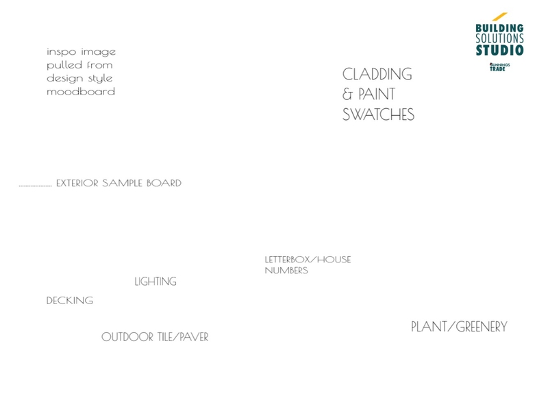 TEMPLATE - EXTERIOR SAMPLE BOARD Mood Board by bsschwh@bunnings.com.au on Style Sourcebook