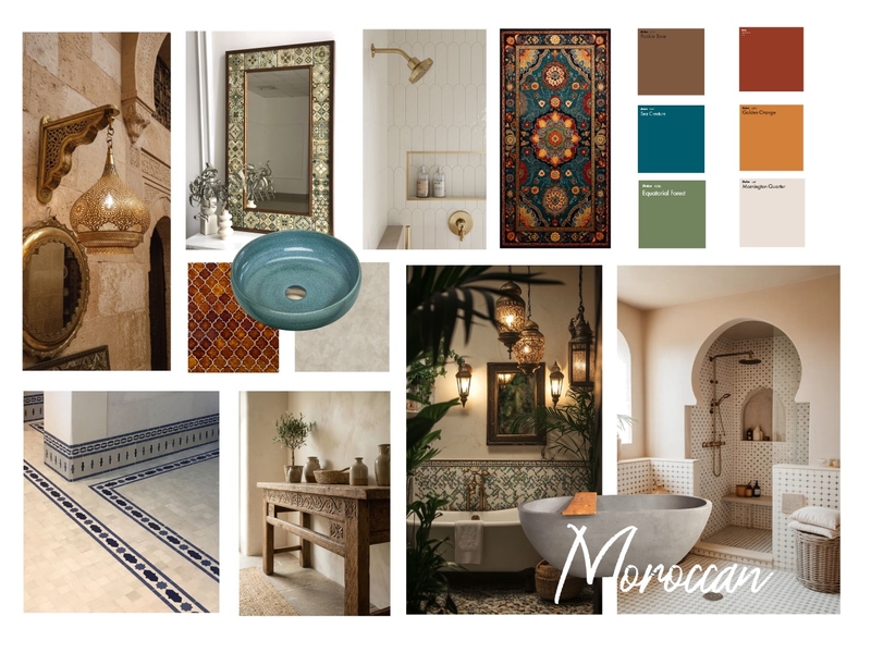 Moroccan bathroom Mood Board by O MCMURRAY on Style Sourcebook