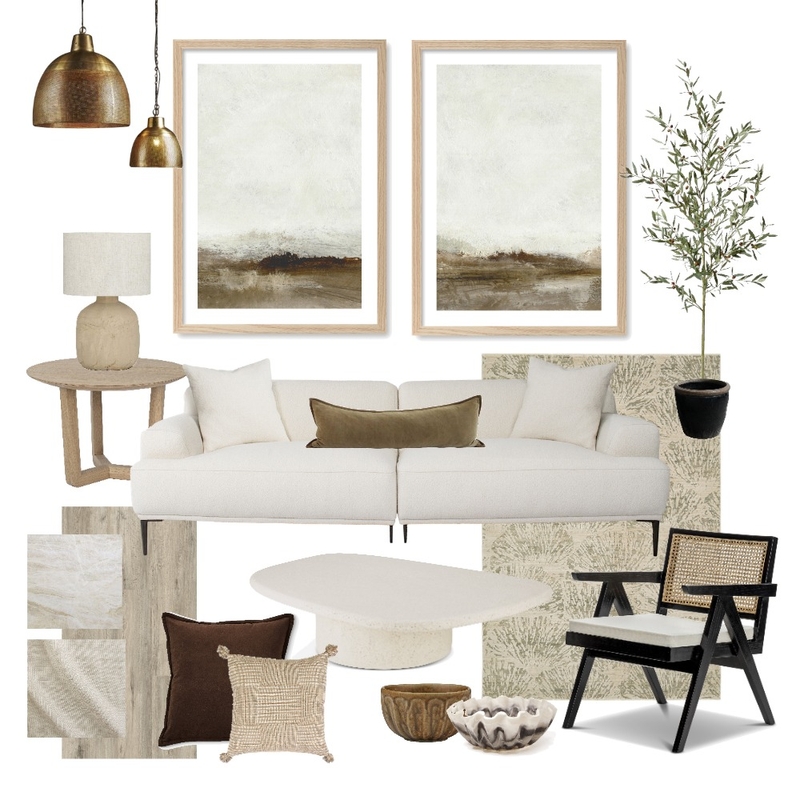Wabi Sabi Bayside Living Room Mood Board by Profile Australia on Style Sourcebook