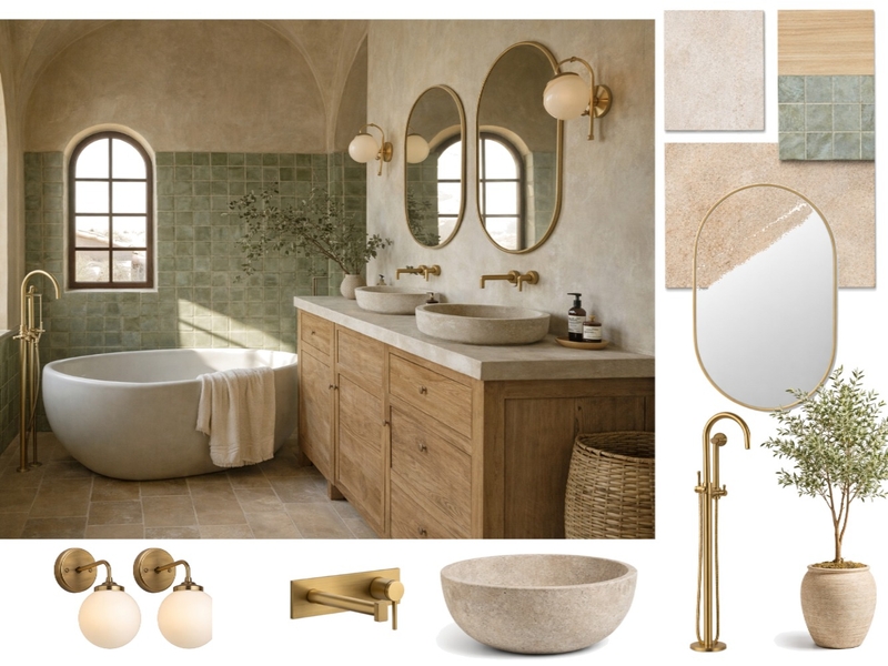 Bathroom Mood Board by ddimitra08 on Style Sourcebook