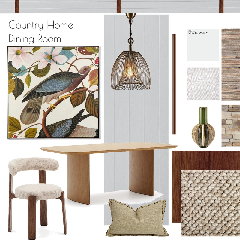 Dining Room Interior Design Mood Board by JJHarris