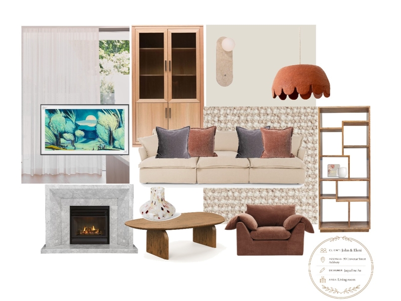 living room -John and Eleni Mood Board by jacquelineau@ymail.com on Style Sourcebook