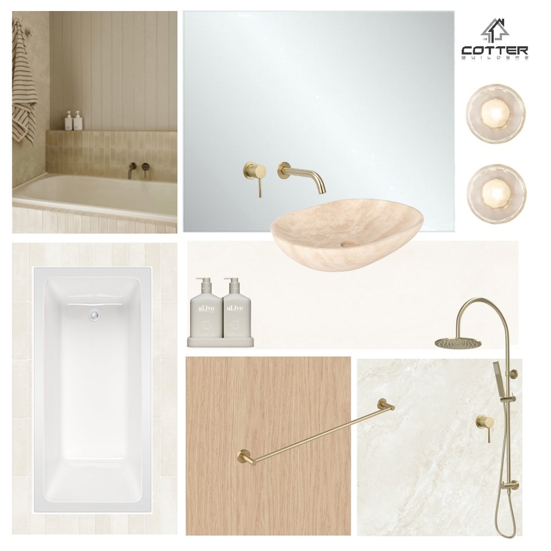 Tiaho House - Main Bathroom Mood Board by Cotter Builders on Style Sourcebook