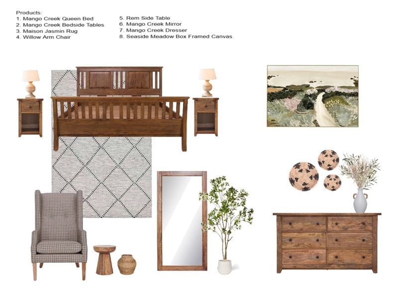 farmhouse bedroom Mood Board by Skygate on Style Sourcebook