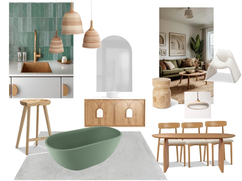Modern Bohemian Harmony Mood Board by nathigiovenardi on Style Sourcebook