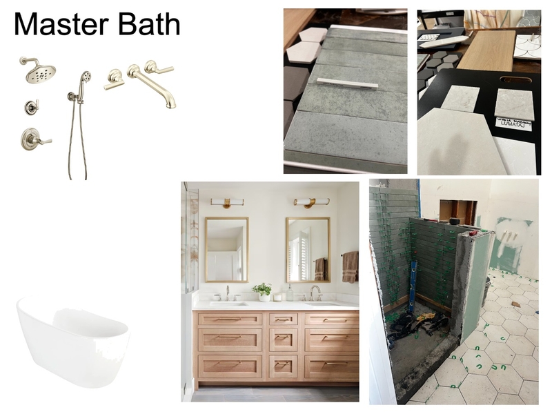Primary Bathroom - Current Mood Board by MTLuppino@gmail.com on Style Sourcebook