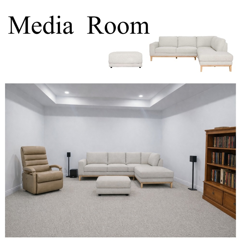 Media Room Mood Board by Oz Design Furniture on Style Sourcebook