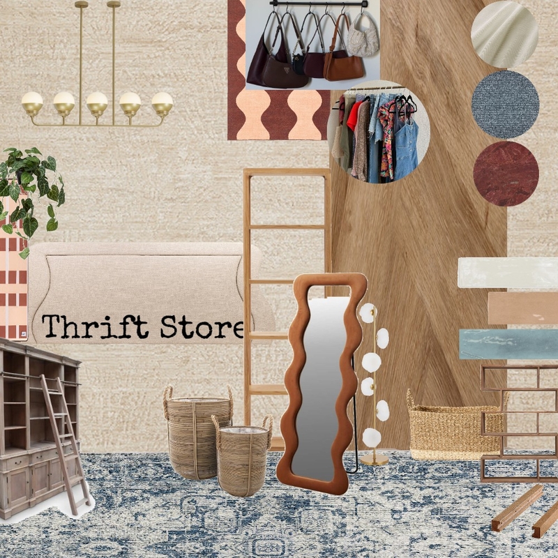 thrift store Mood Board by Zori Rudova on Style Sourcebook