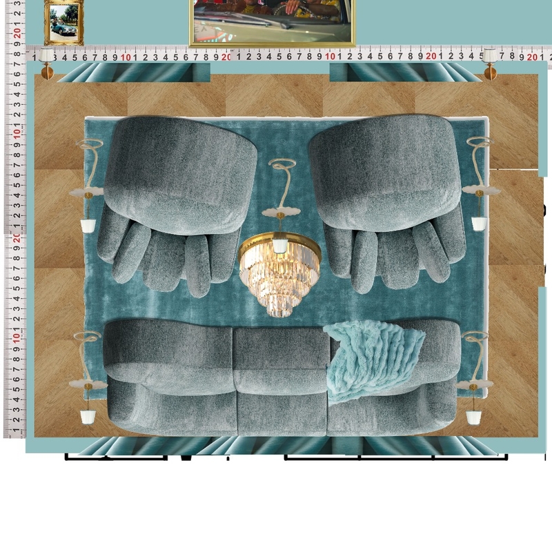 Cinema Blue Colour Drench Mood Board by dl2407 on Style Sourcebook