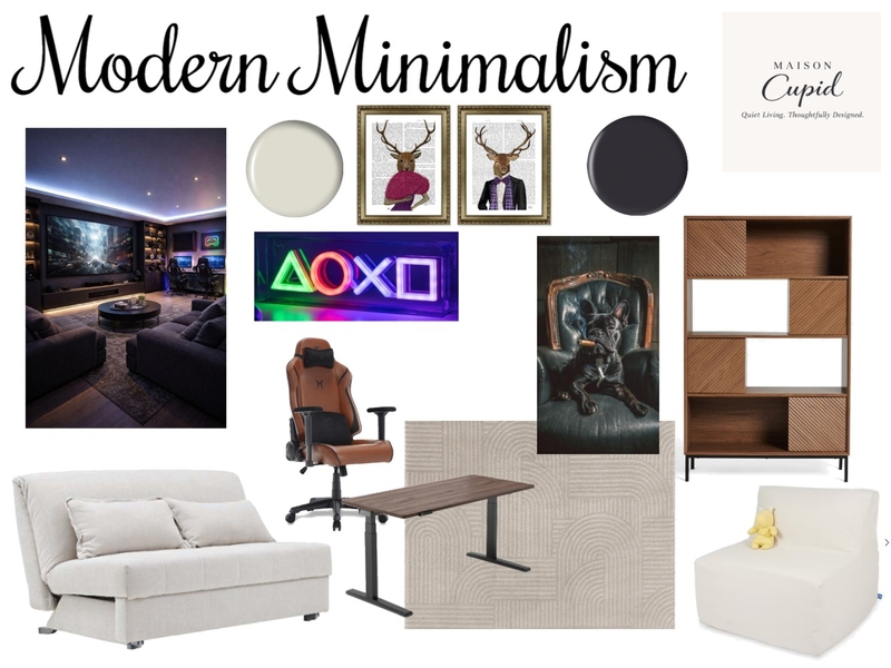 IDI.10 Modern Minimalism Mood Board by Maisie_Cupid on Style Sourcebook