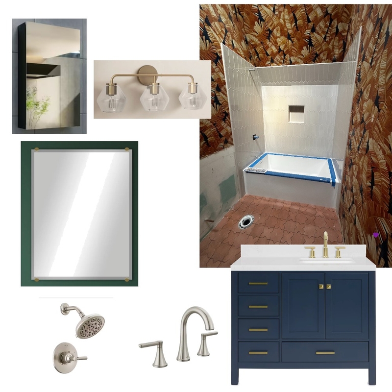 Middle Bathroom REV01 Mood Board by MTLuppino@gmail.com on Style Sourcebook