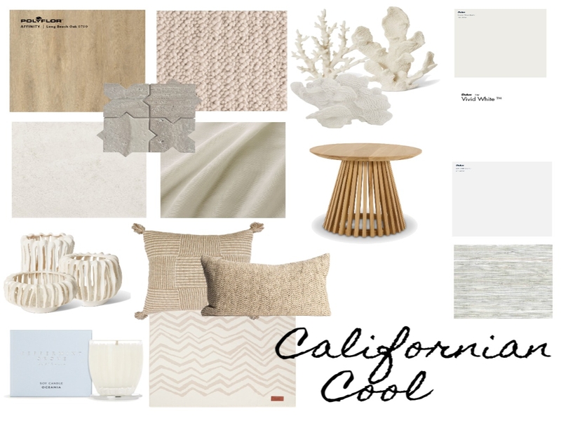Californian Cool Mood Board by IFS Designs on Style Sourcebook