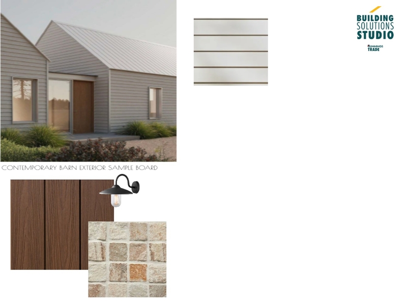 Contemporary Barn - Exterior Sample Board Mood Board by bsschwh@bunnings.com.au on Style Sourcebook