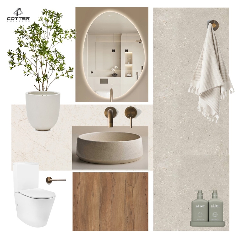 Everleigh - Powder Room Mood Board by Cotter Builders on Style Sourcebook