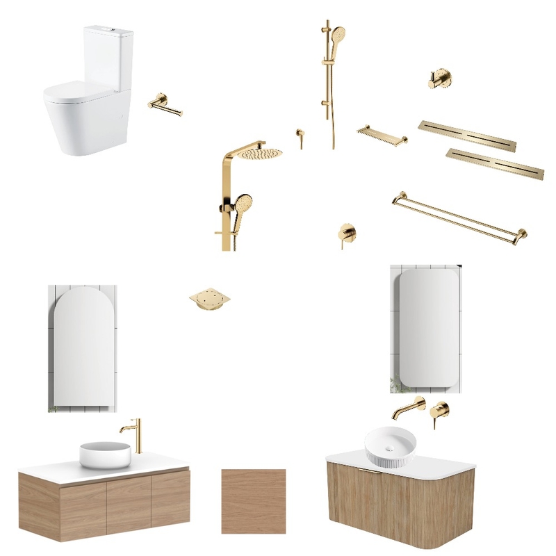 Ensuite Bathroom Mood Board by IIDR Interior Design on Style Sourcebook